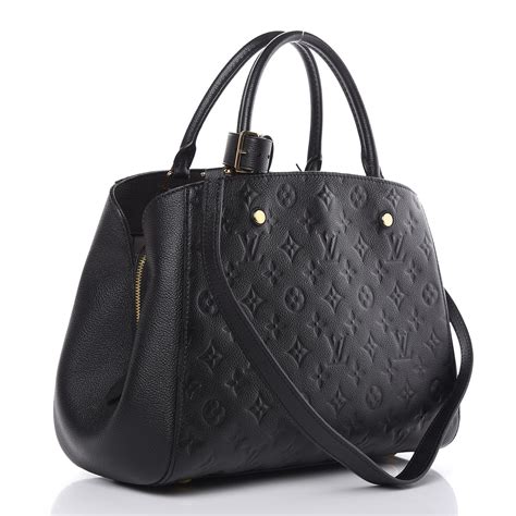 louis vuitton black montaigne mm|louis vuitton montaigne mm handbag.